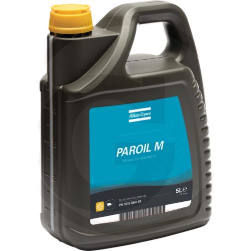 Kompresorový minerální olej Paroil M 5 l pro kompresory Atlas Copco XAS 58-88